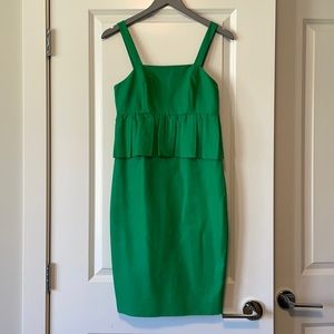 J crew peplum dress.